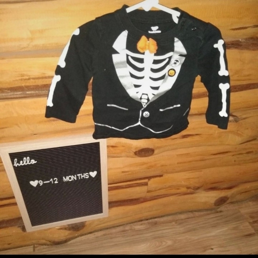 Koala Kids Glow in the Dark Halloween Baby Top